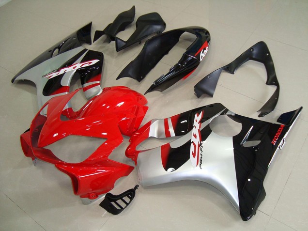 Schwarz Rot Silber Honda CBR 600 F4i 04-07 Verkleidung