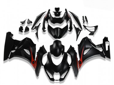 Schwarz Rot Suzuki GSXR 1000 17-23 Verkleidungen