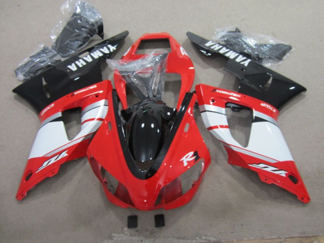Schwarz Rot Weiß Aufkleber Yamaha R1 98-99 Verkleidungen