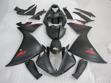 Schwarz Rot Yamaha R1 09-11 Verkleidungen
