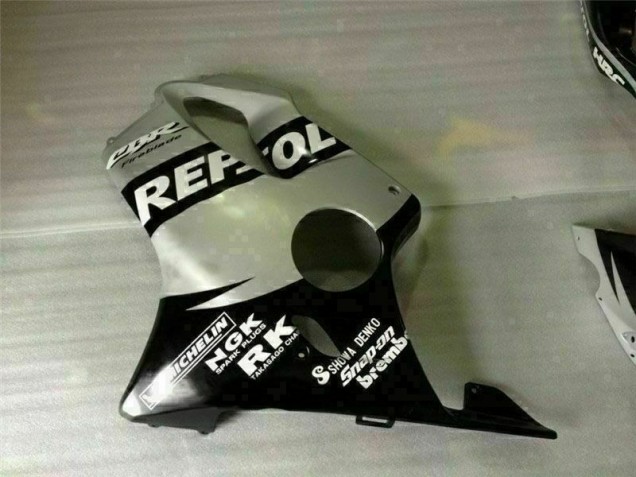 Schwarz Silber Repsol Honda CBR 600 F4i 01-03 Verkleidungen Schwarz Silber Repsol Honda CBR 600 F4i 01-03 Verkleidungen