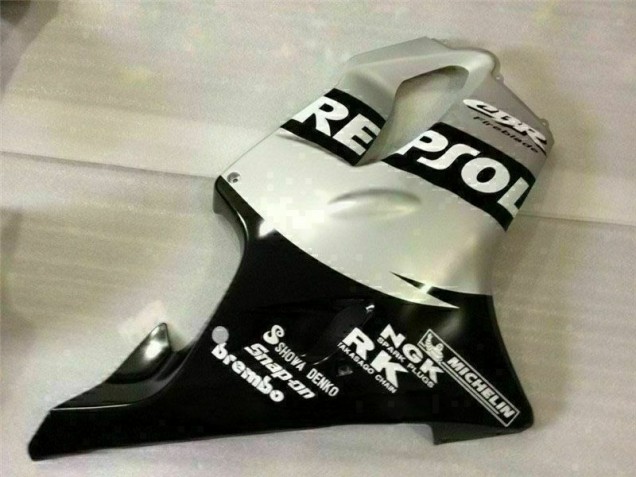 Schwarz Silber Repsol Honda CBR 600 F4i 01-03 Verkleidungen Schwarz Silber Repsol Honda CBR 600 F4i 01-03 Verkleidungen