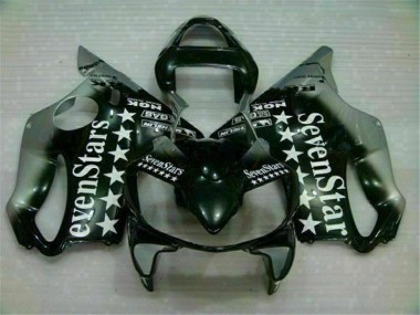 Schwarz Silber SevenStarss Honda CBR 600 F4i 01-03 Verkleidungen