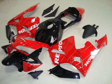 Schwarz Spider Man Repsol Honda CBR 600 RR 03-04 Verkleidungen