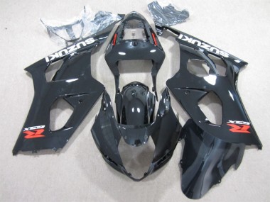 Schwarz Suzuki GSXR 1000 K3 03-04 Vollverkleidung