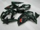 Schwarz Suzuki GSXR 1000 K9 09-16 Motorrad Verkleidungen
