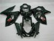 Schwarz Suzuki GSXR 1000 K9 09-16 Motorrad Verkleidungen