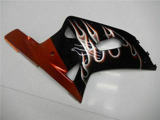 Schwarz Suzuki GSXR 600 / 750 K1 K2 K3 01-03 Verkleidung