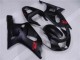 Schwarz Suzuki GSXR 600 / 750 K1 K2 K3 01-03 Vollverkleidung
