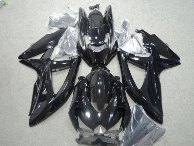 Schwarz Suzuki GSXR 600 K8 08-10 Verkleidungen