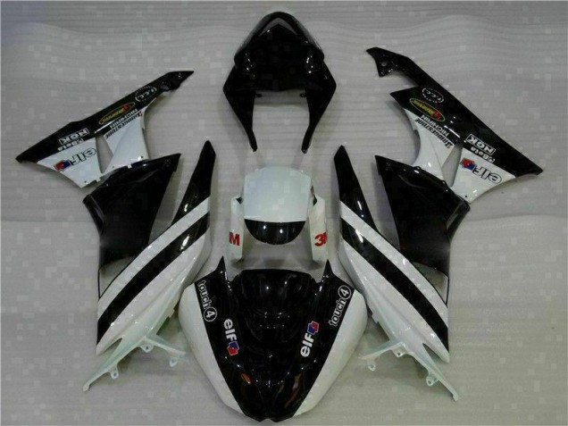 Schwarz Weiß 3M Touch4 Kawasaki ZX6R 09-12 Verkleidung Schwarz Weiß 3M Touch4 Kawasaki ZX6R 09-12 Verkleidung