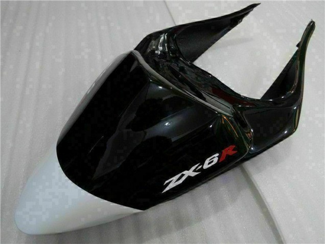Schwarz Weiß 3M Touch4 Kawasaki ZX6R 09-12 Verkleidung Schwarz Weiß 3M Touch4 Kawasaki ZX6R 09-12 Verkleidung