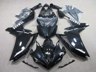 Schwarz Weiß Aufkleber Yamaha R1 07-08 Verkleidung