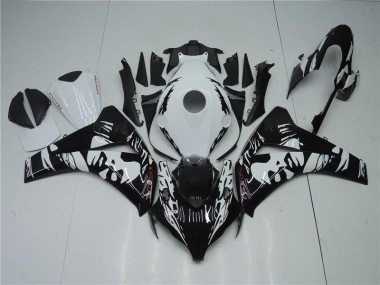 Schwarz Weiß Honda CBR 1000 RR 08-11 Verkleidungen