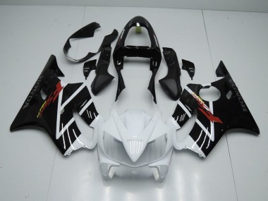 Schwarz Weiß Honda CBR 600 F4i 01-03 Verkleidungen