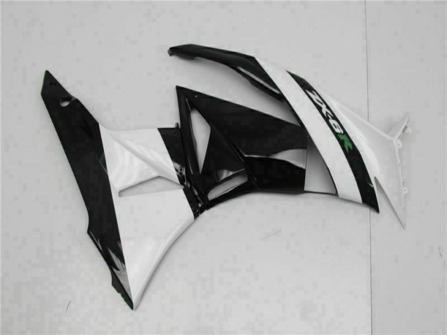 Schwarz Weiß Kawasaki ZX6R 09-12 Verkleidungen Schwarz Weiß Kawasaki ZX6R 09-12 Verkleidungen