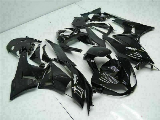 Schwarz Weiß Ninja 636 Kawasaki ZX6R 09-12 Verkleidungen