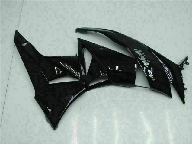 Schwarz Weiß Ninja 636 Kawasaki ZX6R 09-12 Verkleidungen
