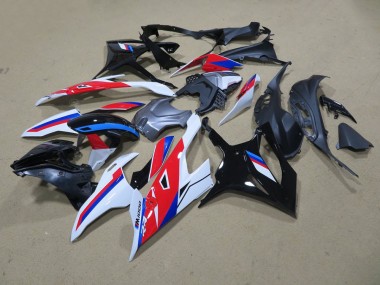Schwarz Weiß Rot Blau BMW S1000RR 19-21 Verkleidungen