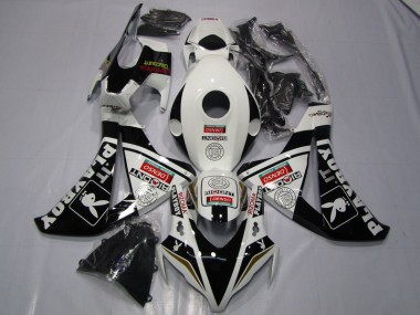 Schwarz Weißer Denso Playboy Honda CBR 1000 RR 08-11 Verkleidungen