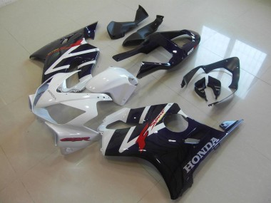 Schwarz Weißer F Sport Honda CBR 600 F4i 01-03 Verkleidungen