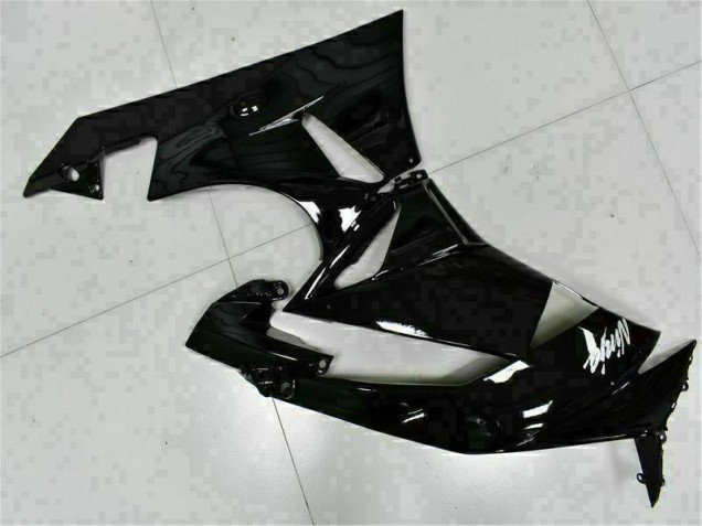 Schwarz Weißer Ninja Kawasaki ZX6R 09-12 Verkleidungen