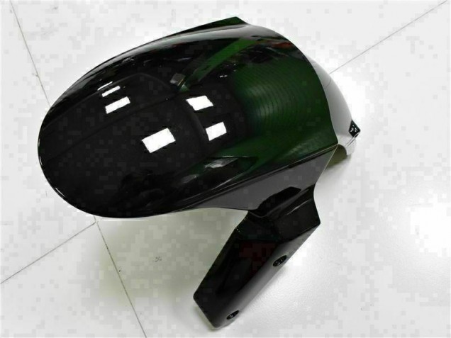 Schwarz Weißer Ninja Kawasaki ZX6R 09-12 Verkleidungen