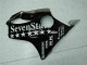 Schwarz Weißes SevenStarss Honda CBR 600 F4i 01-03 Verkleidungen