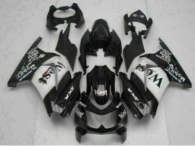 Schwarz West Kawasaki EX250 08-12 Verkleidungen