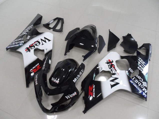 Schwarz West Suzuki GSXR 750 K4 04-05 Verkleidungen Schwarz West Suzuki GSXR 750 K4 04-05 Verkleidungen