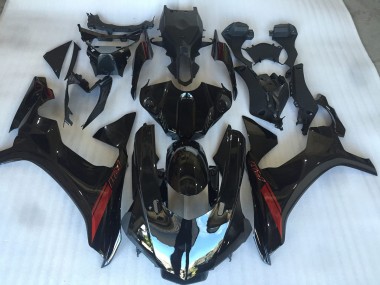 Schwarz Yamaha R1 15-19 Verkleidungen