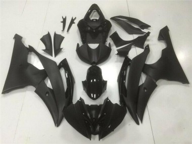 Schwarz Yamaha R6 08-16 Verkleidungen Komplett Sets
