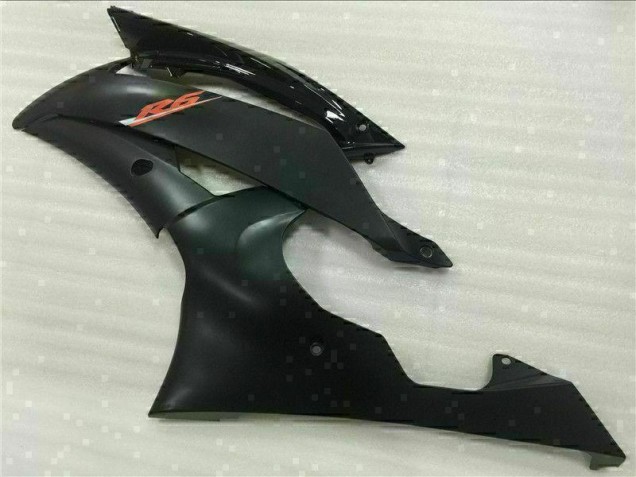 Schwarz Yamaha R6 08-16 Verkleidungen Plastik Kits
