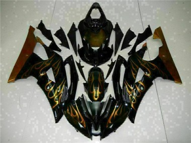 Schwarz Yamaha R6 08-16 Verkleidungen & Plastik