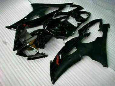 Schwarz Yamaha R6 08-16 Vollverkleidung