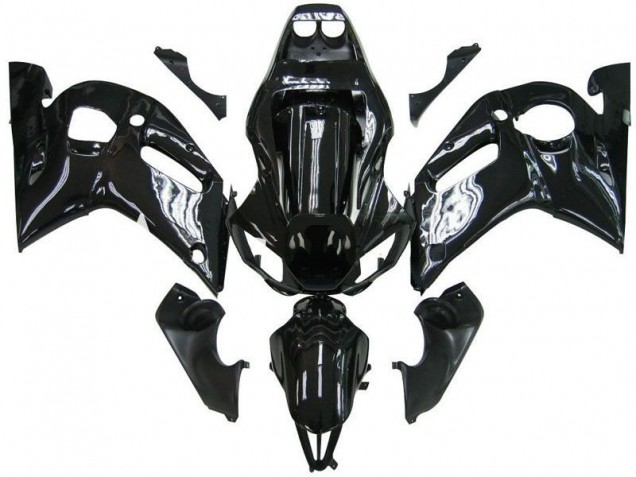 Schwarz Yamaha R6 98-02 Vollverkleidung