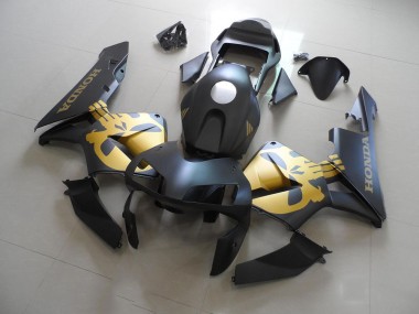 Schwarz und Gold Aufkleber Honda CBR 600 RR 03-04 Verkleidung