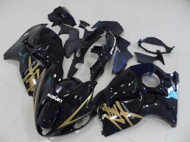 Schwarz und Gold Aufkleber Suzuki GSXR 1300 Hayabusa 96-07 Verkleidungen