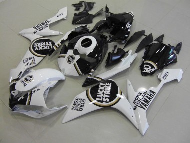Schwarzer Lucky Strike Yamaha R1 07-08 Verkleidungen
