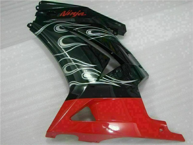 Schwarzer Roter Ninja Kawasaki EX250 08-12 Verkleidungen Schwarzer Roter Ninja Kawasaki EX250 08-12 Verkleidungen