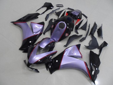 Silber Grau mit Glänzend Schwarz Honda CBR 1000 RR 12-16 Verkleidungen