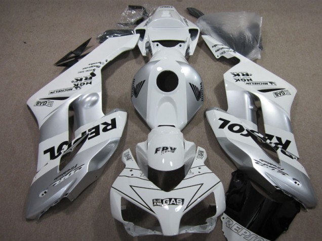 Silber Repsol Honda CBR 1000 RR 04-05 Verkleidungen Silber Repsol Honda CBR 1000 RR 04-05 Verkleidungen