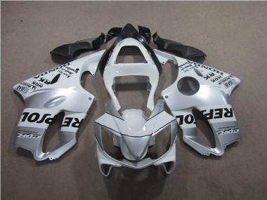 Silber Repsol Honda CBR 600 F4i 01-03 Verkleidungen