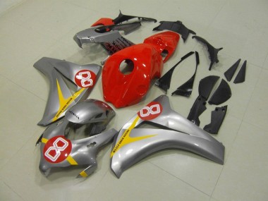 Silber Rot 8 Honda CBR 1000 RR 08-11 Verkleidungen