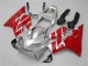 Silber Rot Honda CBR 600 F4i 01-03 Verkleidungen