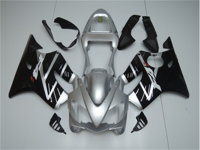 Silber Schwarz Honda CBR 600 F4i 01-03 Verkleidungen
