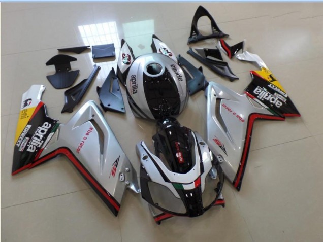 Silber Schwarz Rot Aprilia RS 125 06-11 Verkleidungen