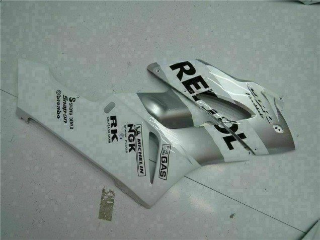 Silber Weiß Repsol Honda CBR 1000 RR 04-05 Verkleidung Silber Weiß Repsol Honda CBR 1000 RR 04-05 Verkleidung