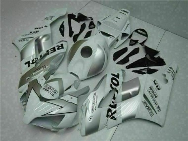 Silber Weiß Repsol Honda CBR 1000 RR 04-05 Verkleidung