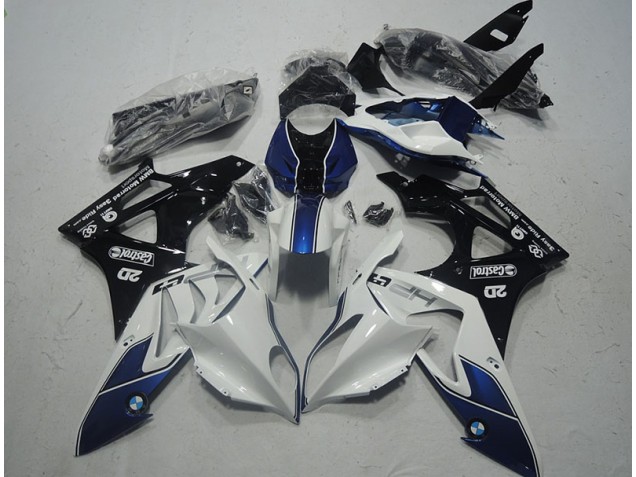 Weiß Blau BMW S1000RR 09-14 Verkleidungen Weiß Blau BMW S1000RR 09-14 Verkleidungen